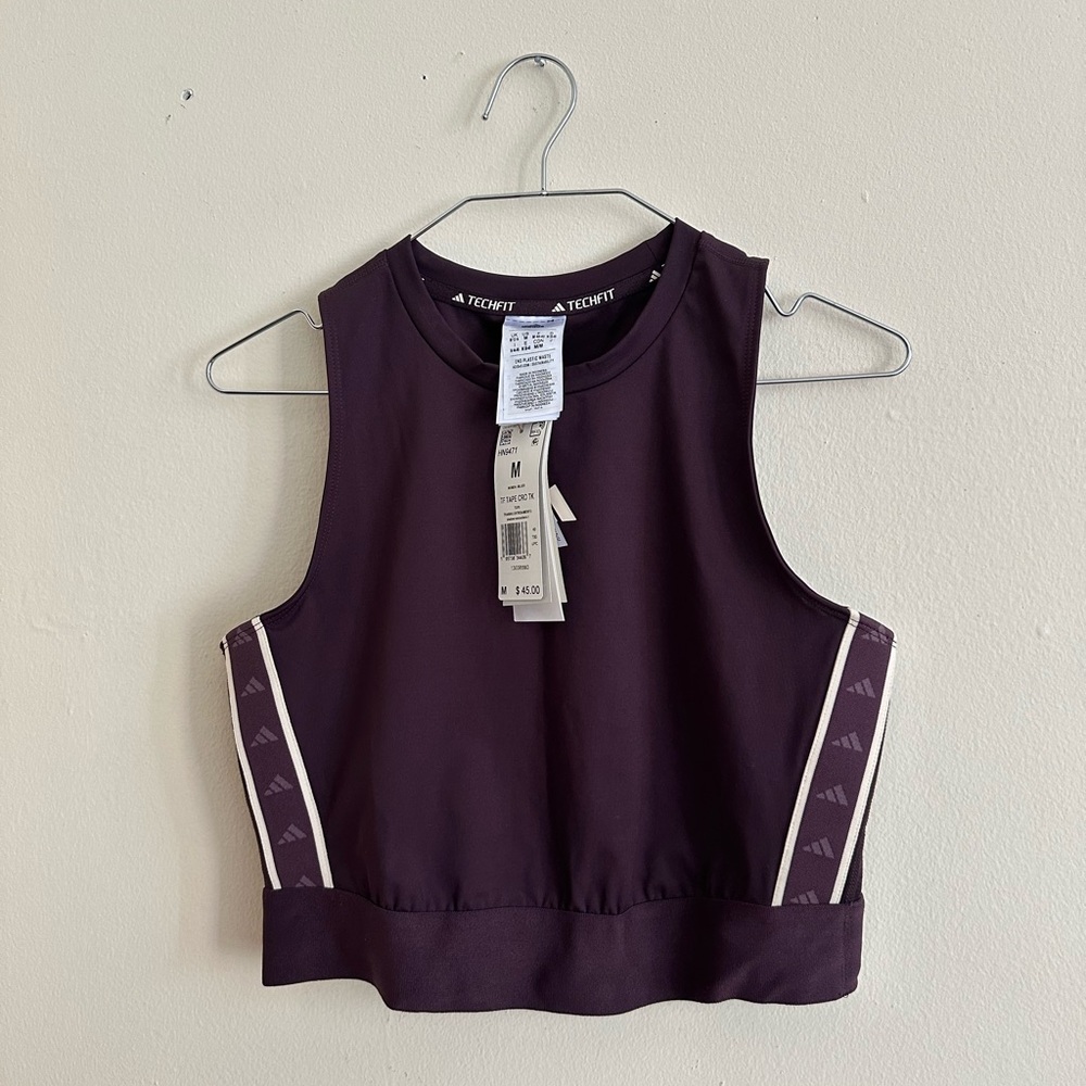 adidas Women's Dark Purple Tank Top